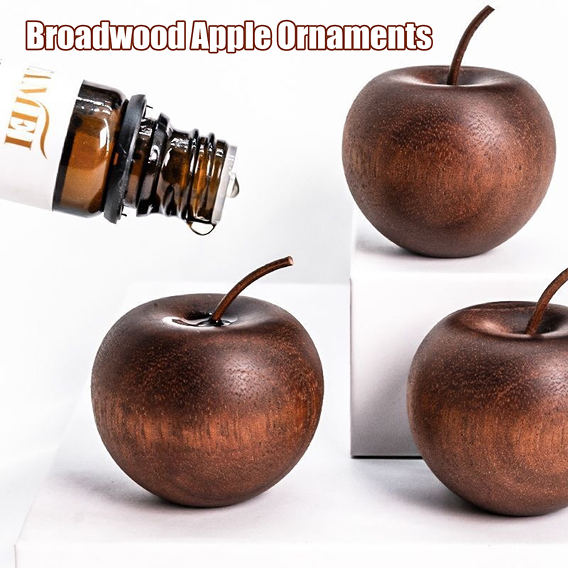 1PCS Of Wooden Apple Shaped Es - مراجعة Home Fragrances وسعره