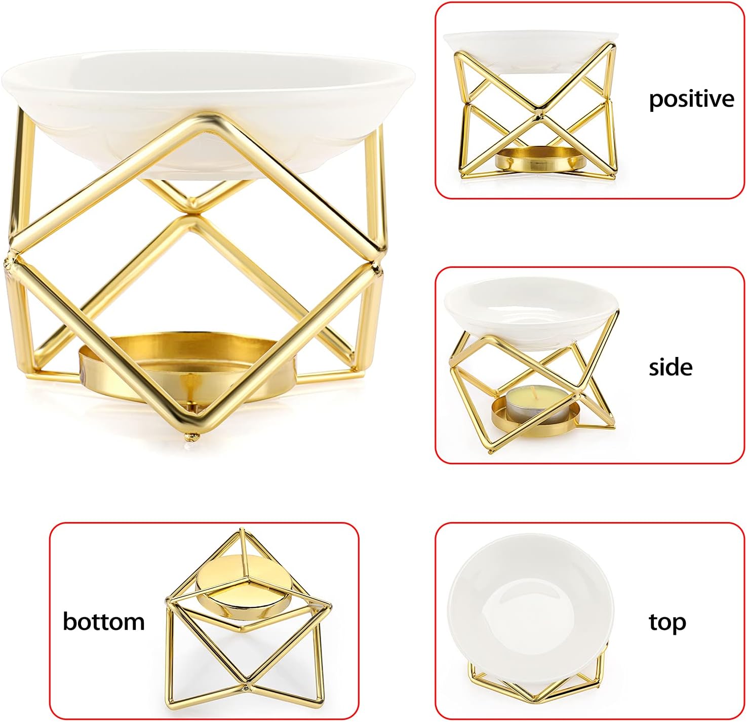 Euro Metal Oil Burner Wax Warm - مراجعة Home Fragrances وسعره
