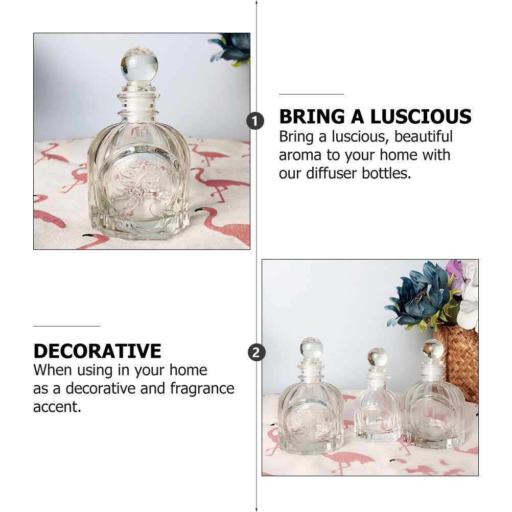 5Sets Fragrance Bottles Transp - مراجعة Home Fragrances وسعره