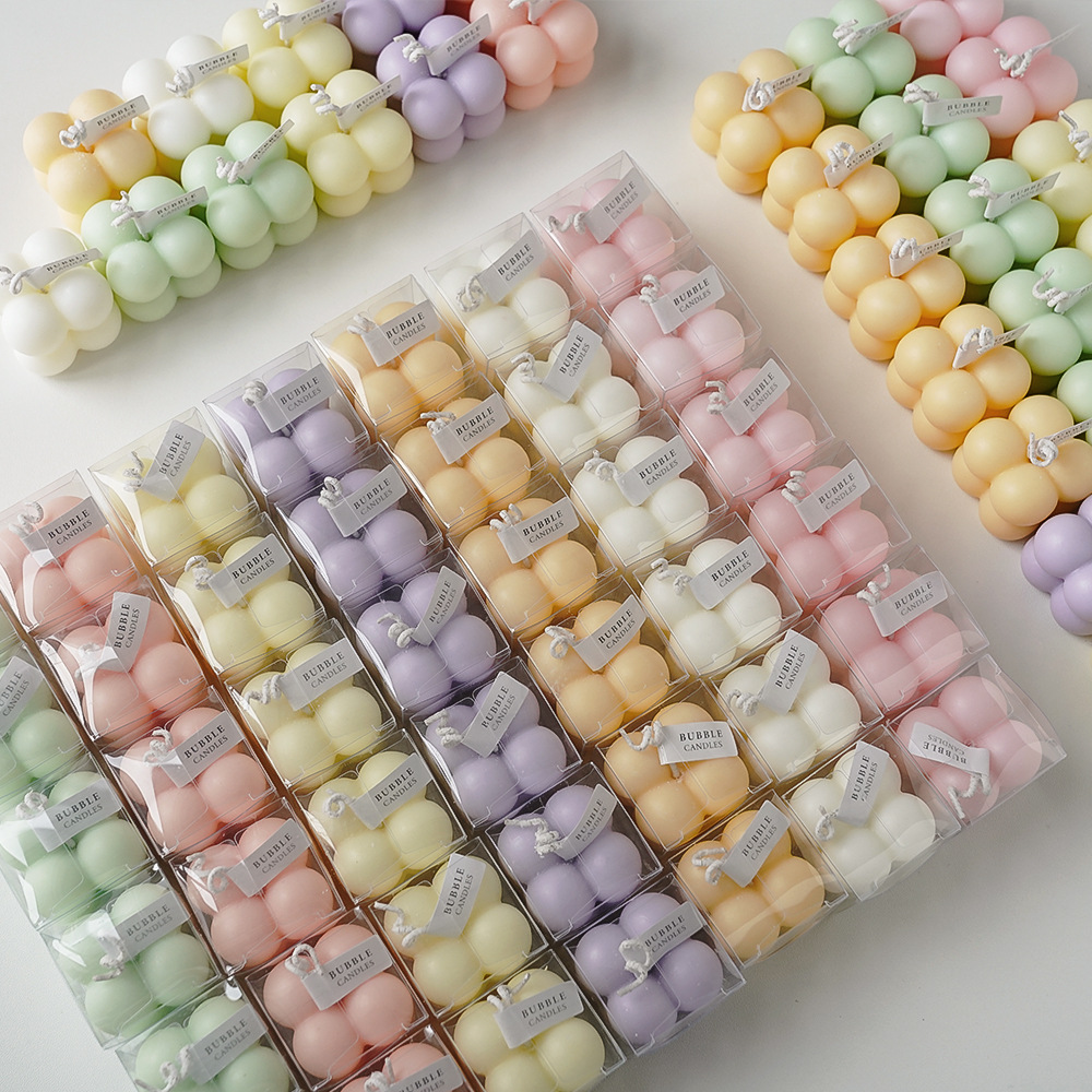 Little Bubble Cube Candle Hand - مراجعة Soy Wax Flake وسعره