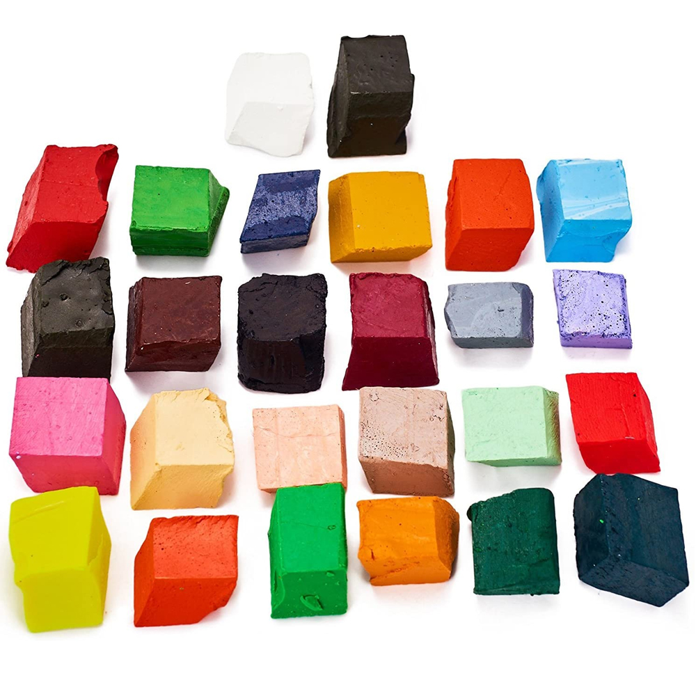 34colors/set Candle Dye Chips  - مراجعة Soy Wax Flake وسعره