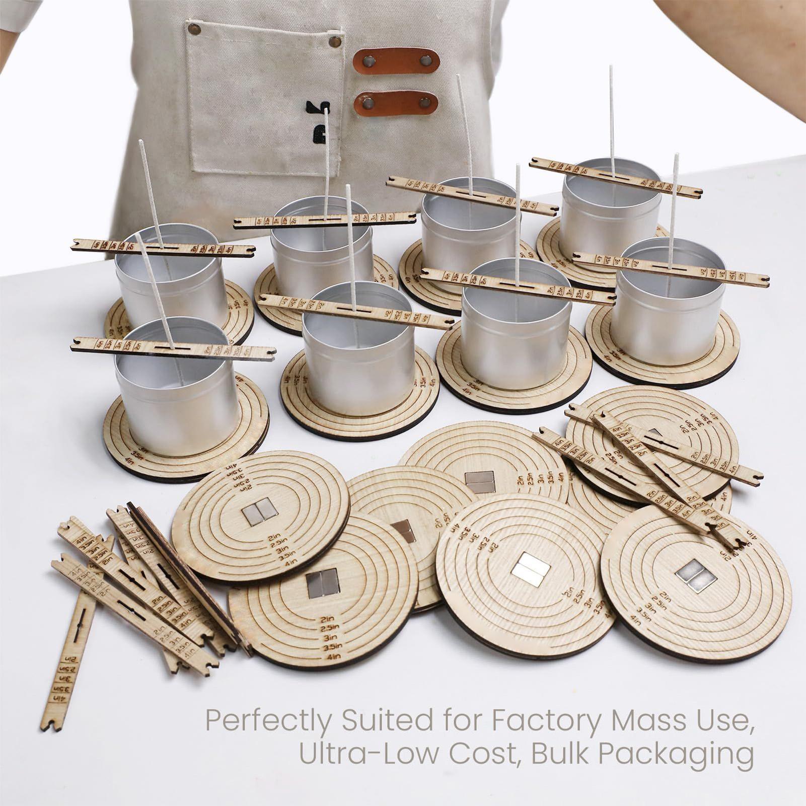 Wick Centering Tool Wick Stabi - مراجعة Wooden Wick Candle وسعره