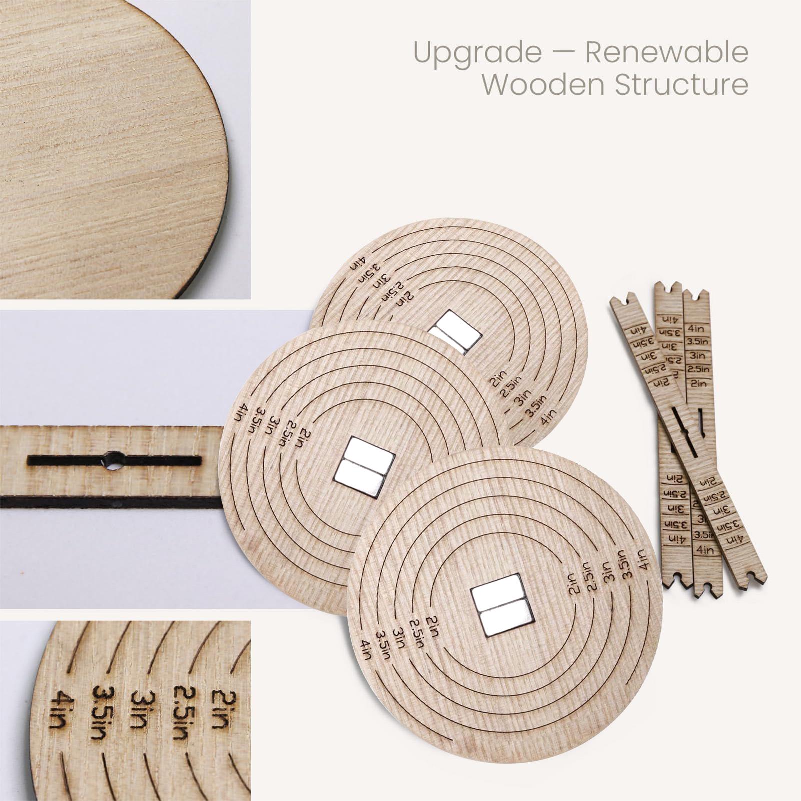 Wick Centering Tool Wick Stabi - مراجعة Wooden Wick Candle وسعره