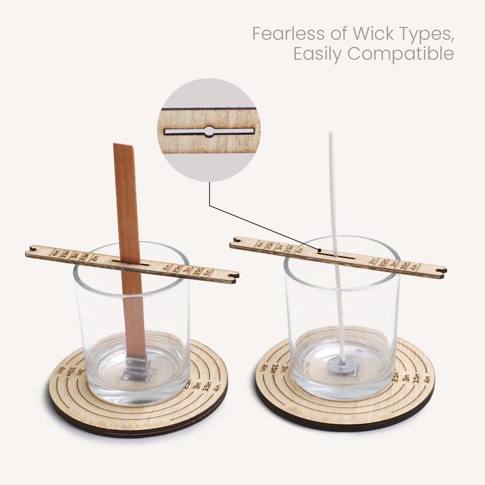 Wick Centering Tool Wick Stabi - مراجعة Wooden Wick Candle وسعره