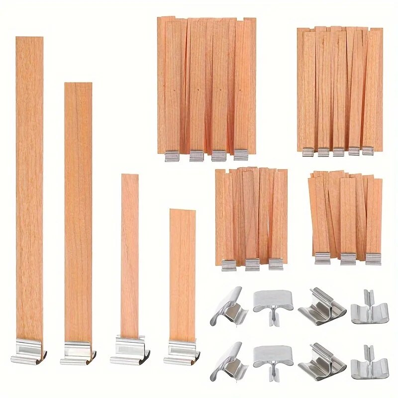 30pcs High Quality Wooden Cand - مراجعة Wooden Wick Candle وسعره