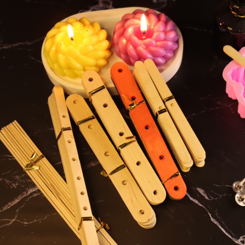 20pcs Wooden Candle Wick Holde - مراجعة Wooden Wick Candle وسعره