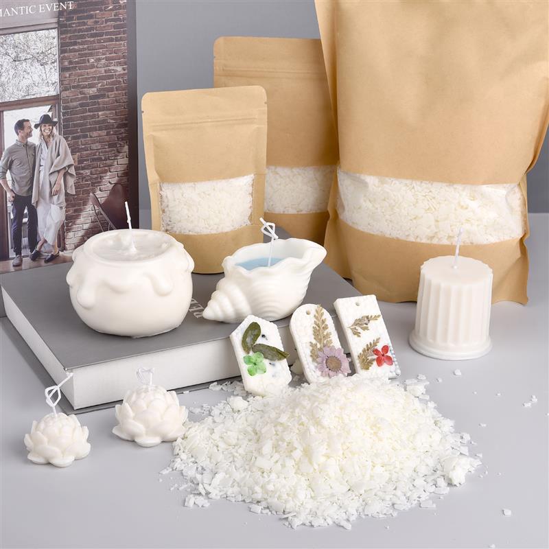 50-1000g Natural Pure Soy Wax  - مراجعة Soy Wax Flake وسعره