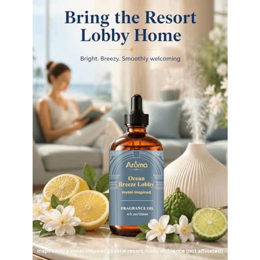 Ocean Breeze Lob — a Hotel- Fr - مراجعة Home Fragrance Like Hotel وسعره