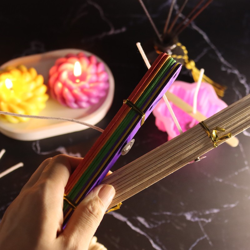 20pcs Wooden Candle Wick Holde - مراجعة Wooden Wick Candle وسعره