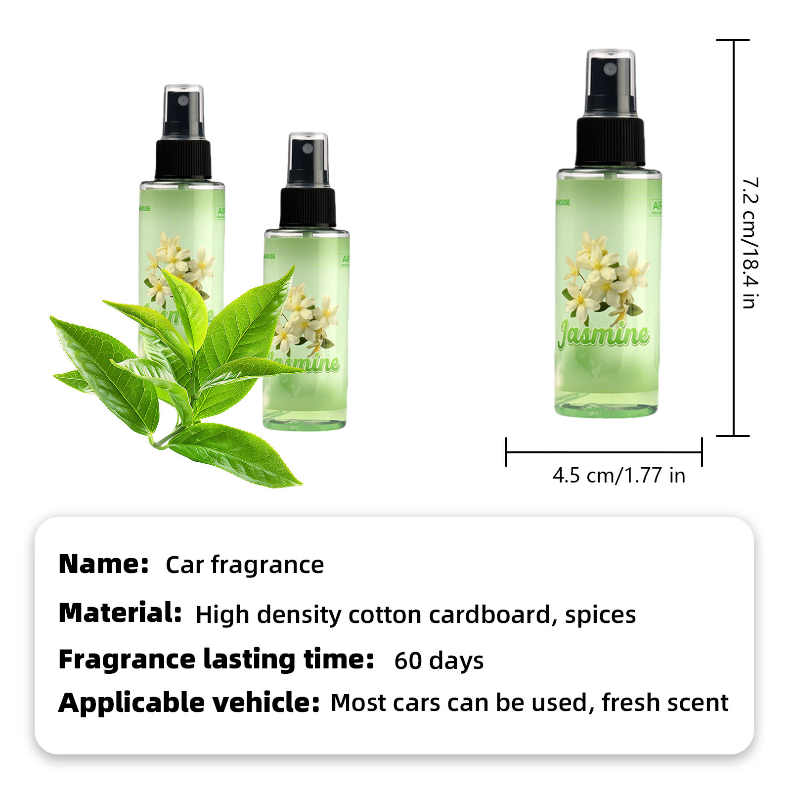 100ml JASMINE-Scented Hand-Spr - مراجعة Home Fragrance Room Spray وسعره