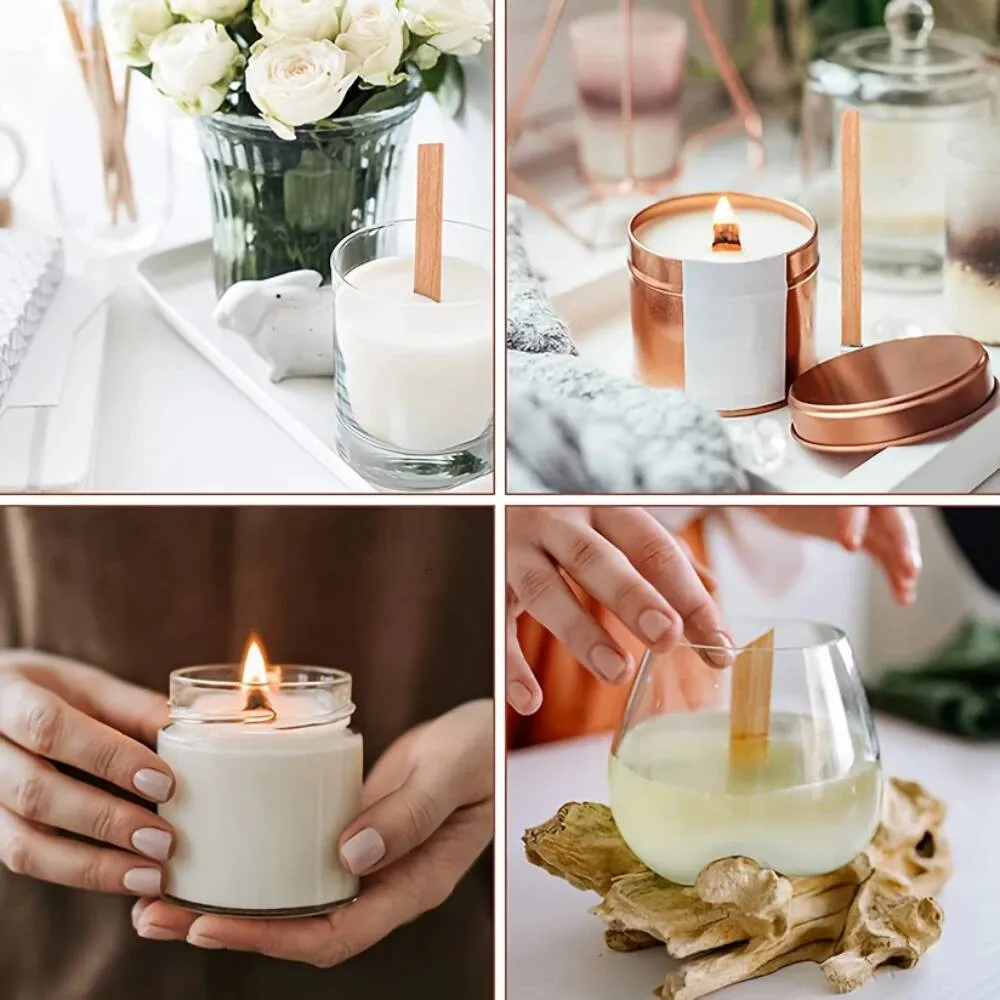 30pcs Candle Wooden Wick 30pcs - مراجعة Wooden Wick Candle وسعره