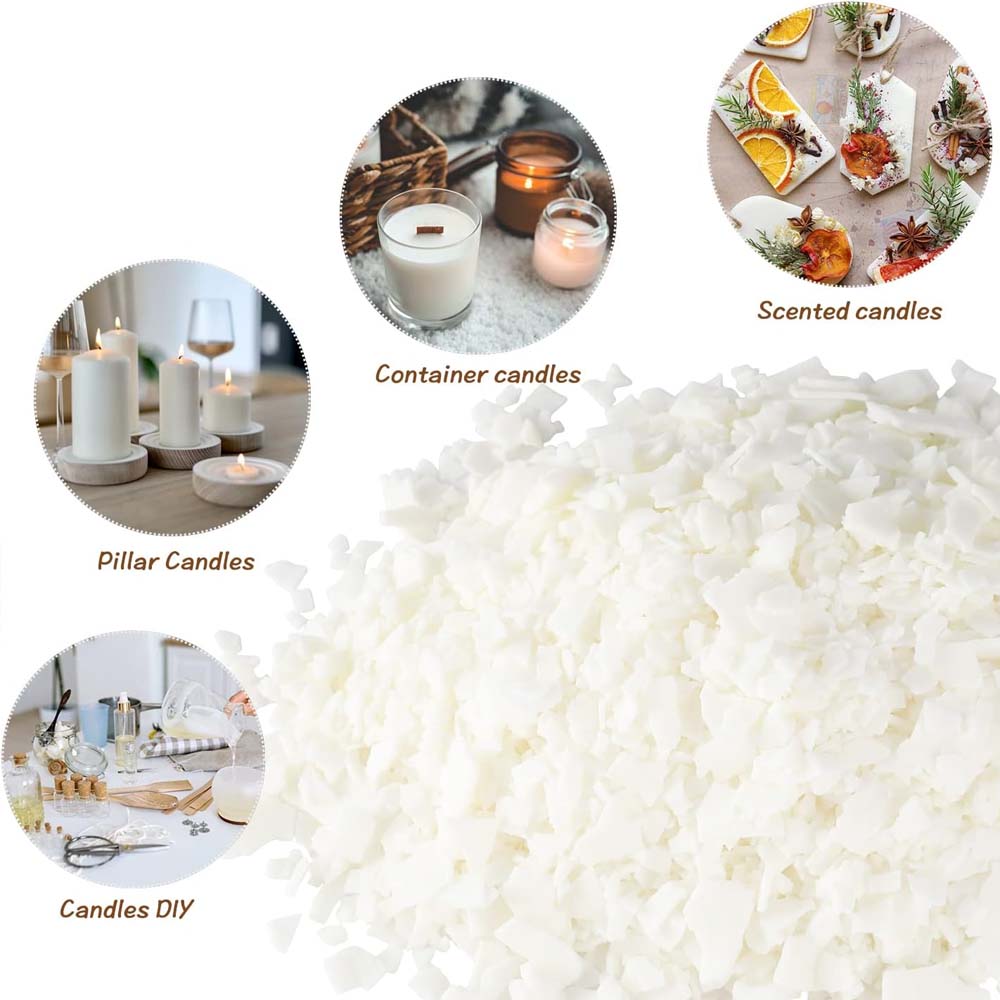 100/500/1000g Natural Soy Wax  - مراجعة Soy Wax Flake وسعره