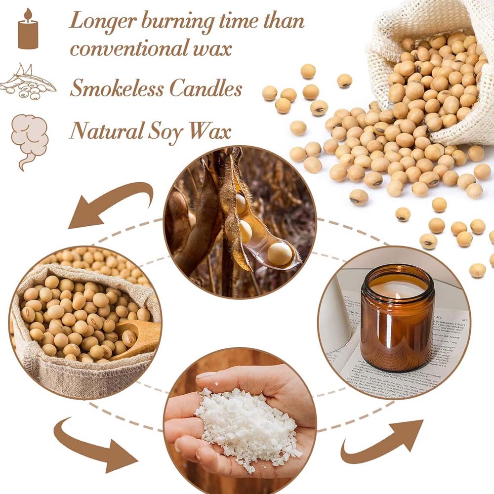 100/500/1000g Natural Soy Wax  - مراجعة Soy Wax Flake وسعره