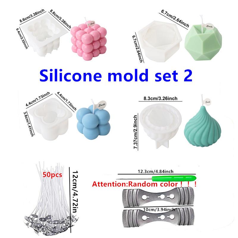 Bubble Cube Ball Silicone Cand - مراجعة Soy Wax Flake وسعره