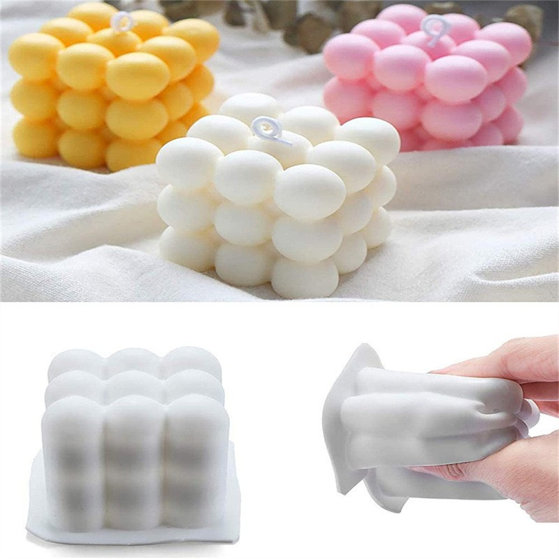 Bubble Cube Ball Silicone Cand - مراجعة Soy Wax Flake وسعره