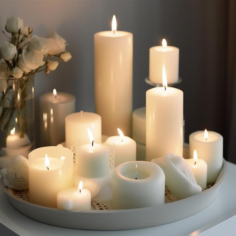 50/100Pcs Waxed Cotton Candle  - مراجعة Soy Wax Flake وسعره