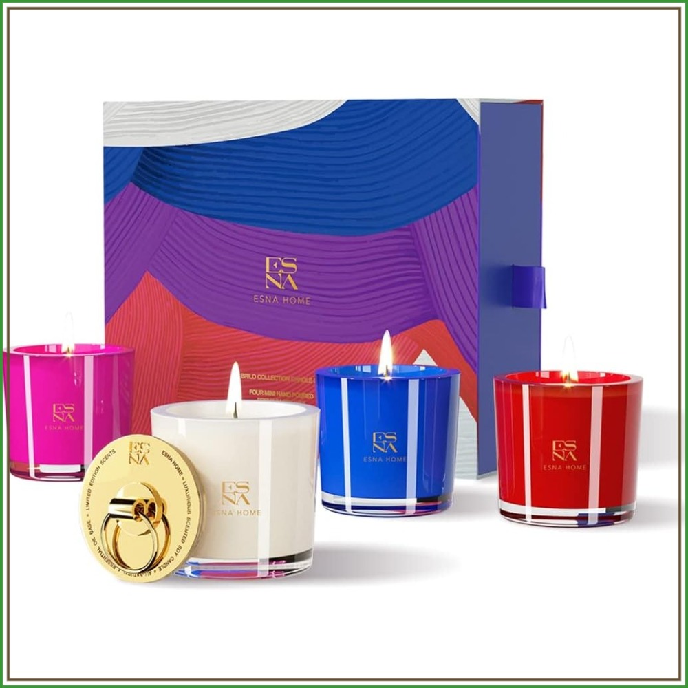 4-Pack Natural Soy Aromatherap - مراجعة Home Fragrances وسعره