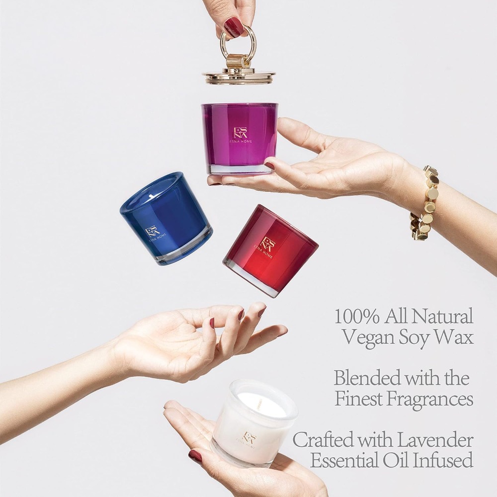 4-Pack Natural Soy Aromatherap - مراجعة Home Fragrances وسعره