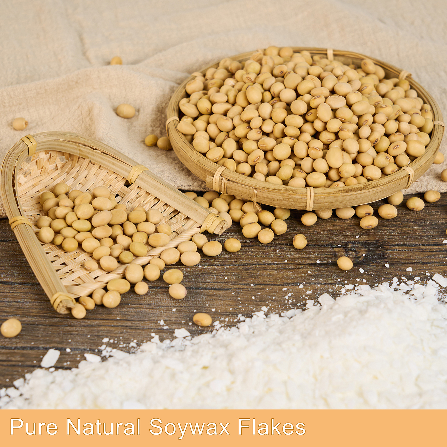 50g-1000g 100% Natural Soy Wax - مراجعة Soy Wax Flake وسعره