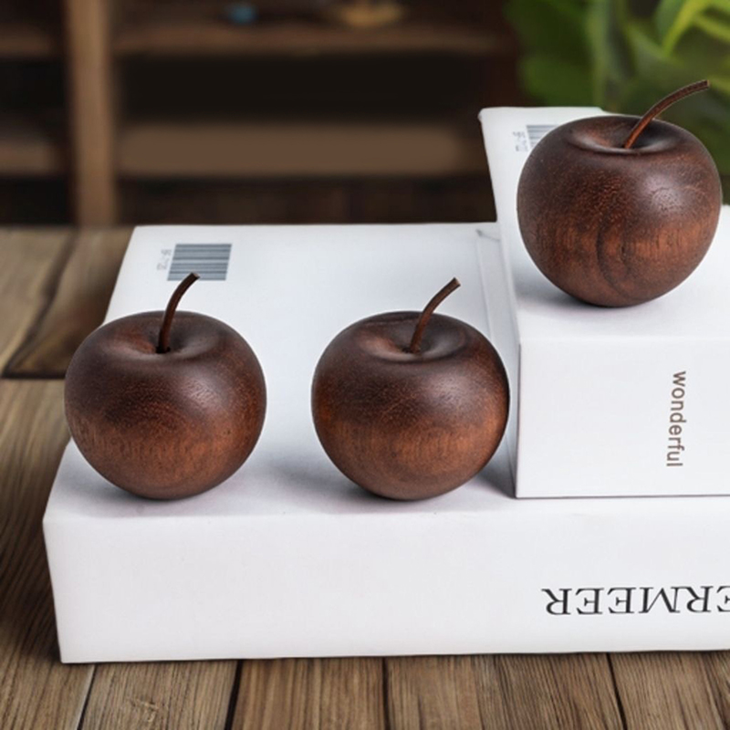 1PCS Of Wooden Apple Shaped Es - مراجعة Home Fragrances وسعره