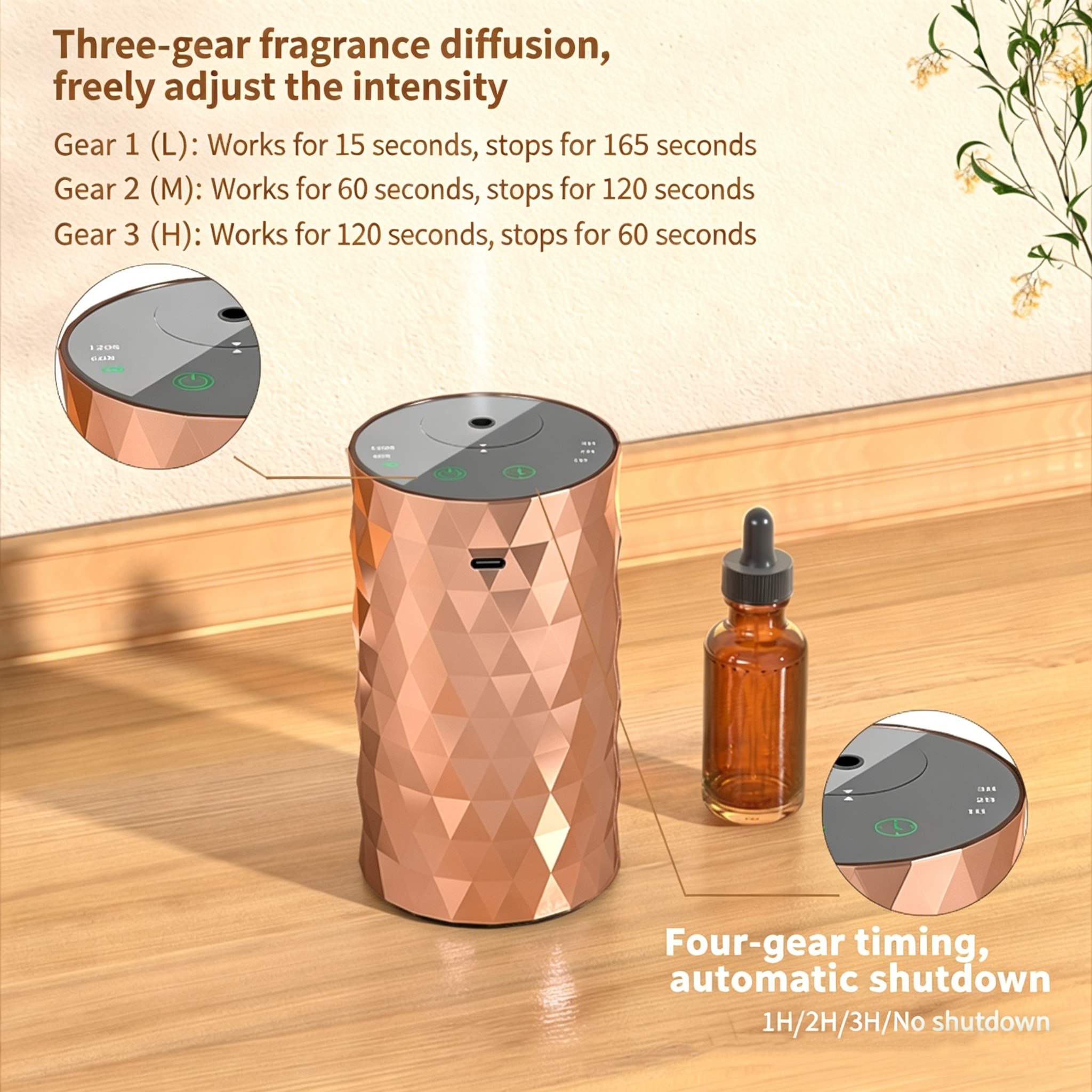 Waterless Essential Oil Diffus - مراجعة Home Fragrance Room Spray وسعره