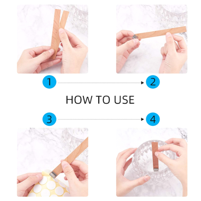 30pcs Wooden Candle Wicks Cand - مراجعة Wooden Wick Candle وسعره