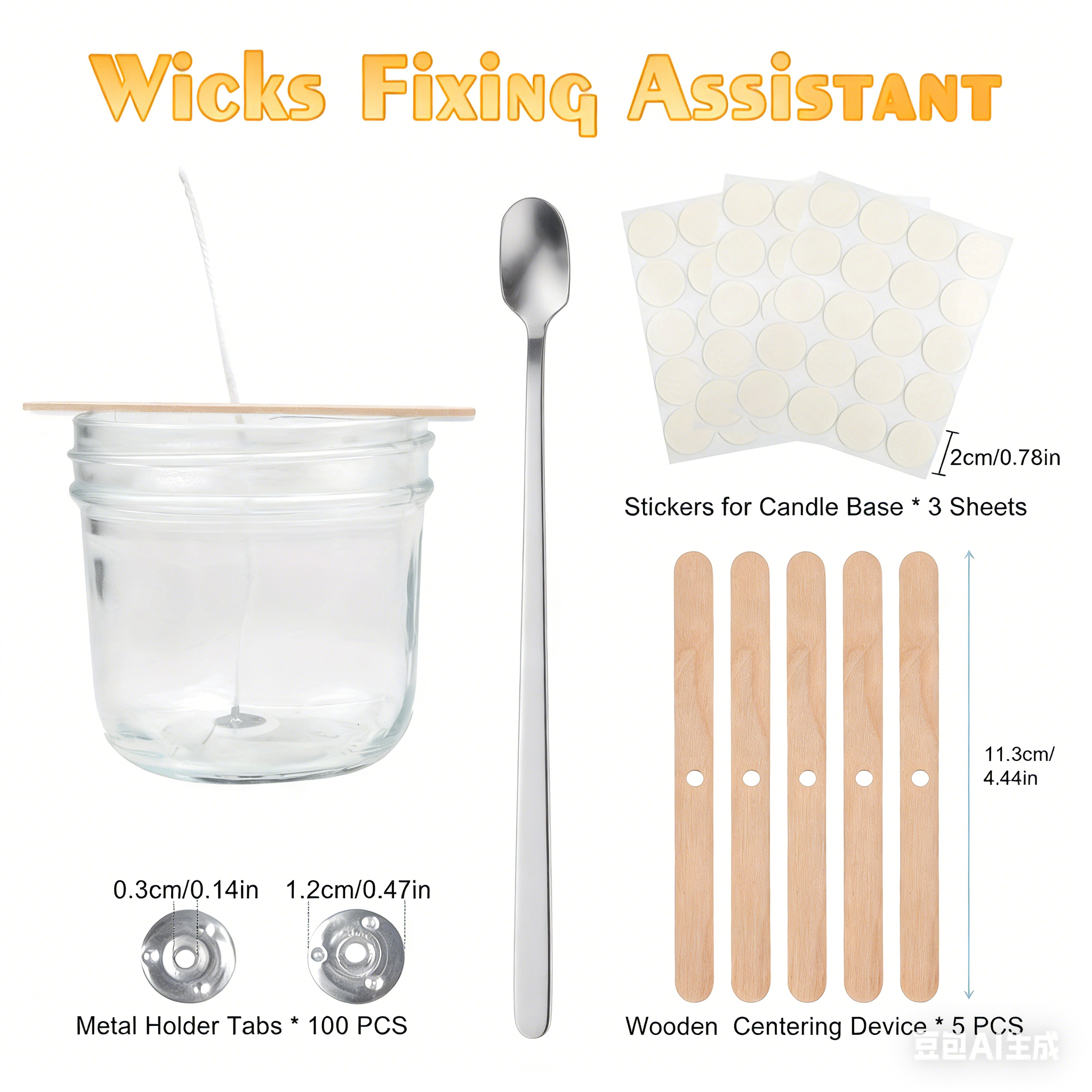 Premium DIY Candle Making Kit: - مراجعة Wooden Wick Candle وسعره