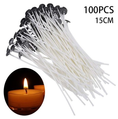 8-20cm 100 PCS Candle Wicks Sm - مراجعة Soy Wax Flake وسعره