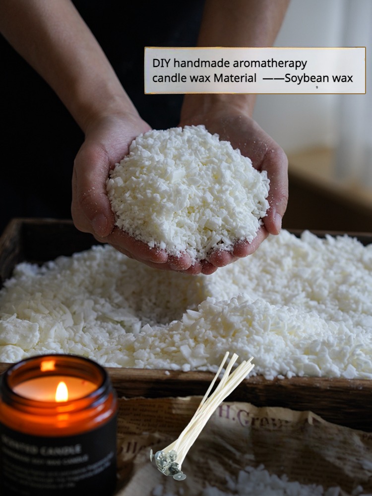 2lb (1kg) Natural Soy Wax 100% - مراجعة Soy Wax Flake وسعره