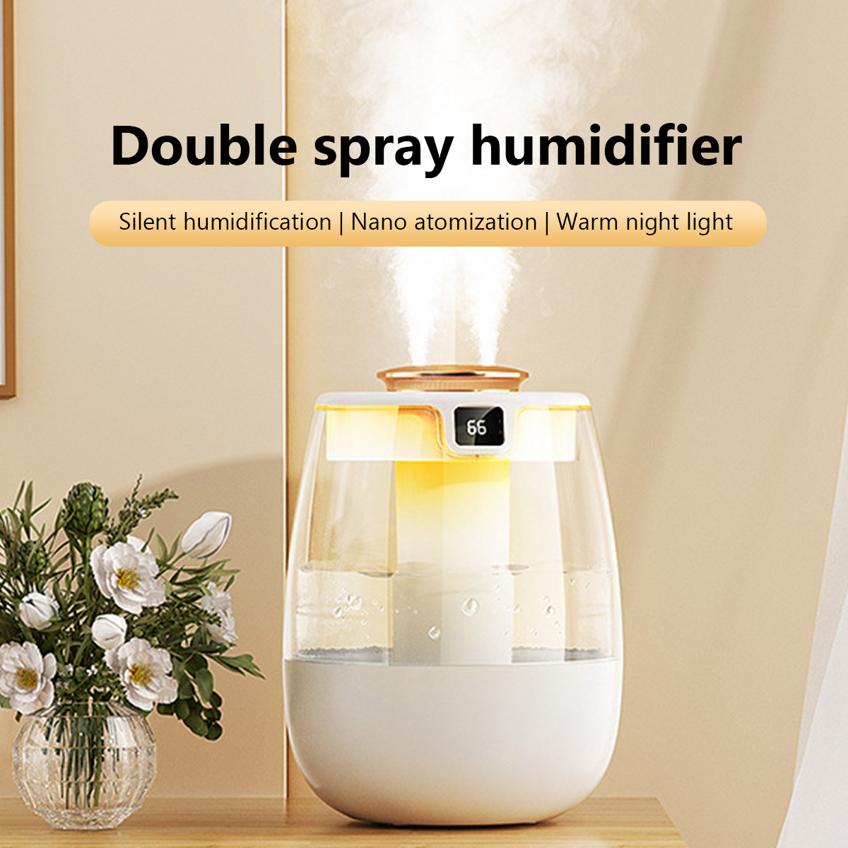 1.3L Air Humidifier Double Spr - مراجعة Home Fragrance Room Spray وسعره