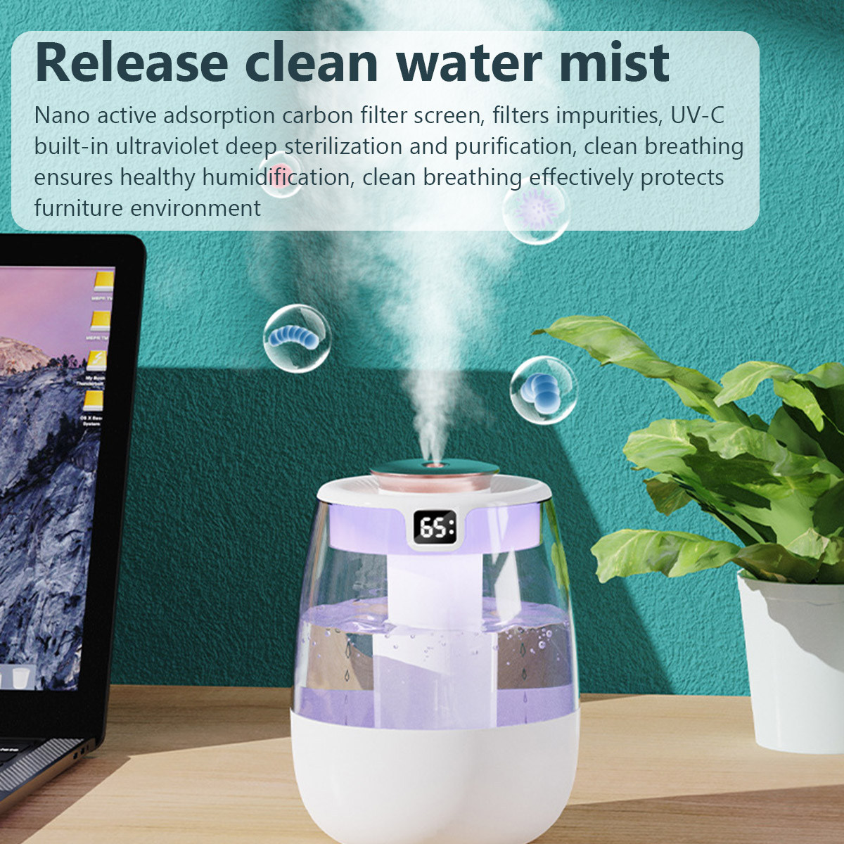 1.3L Air Humidifier Double Spr - مراجعة Home Fragrance Room Spray وسعره