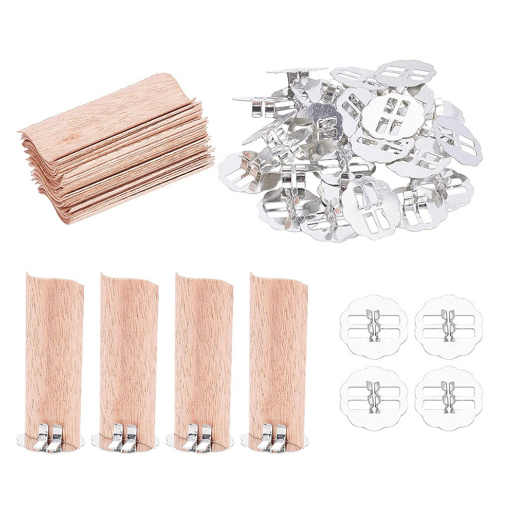 10 Pcs Flame Shaped Natural Wo - مراجعة Wooden Wick Candle وسعره