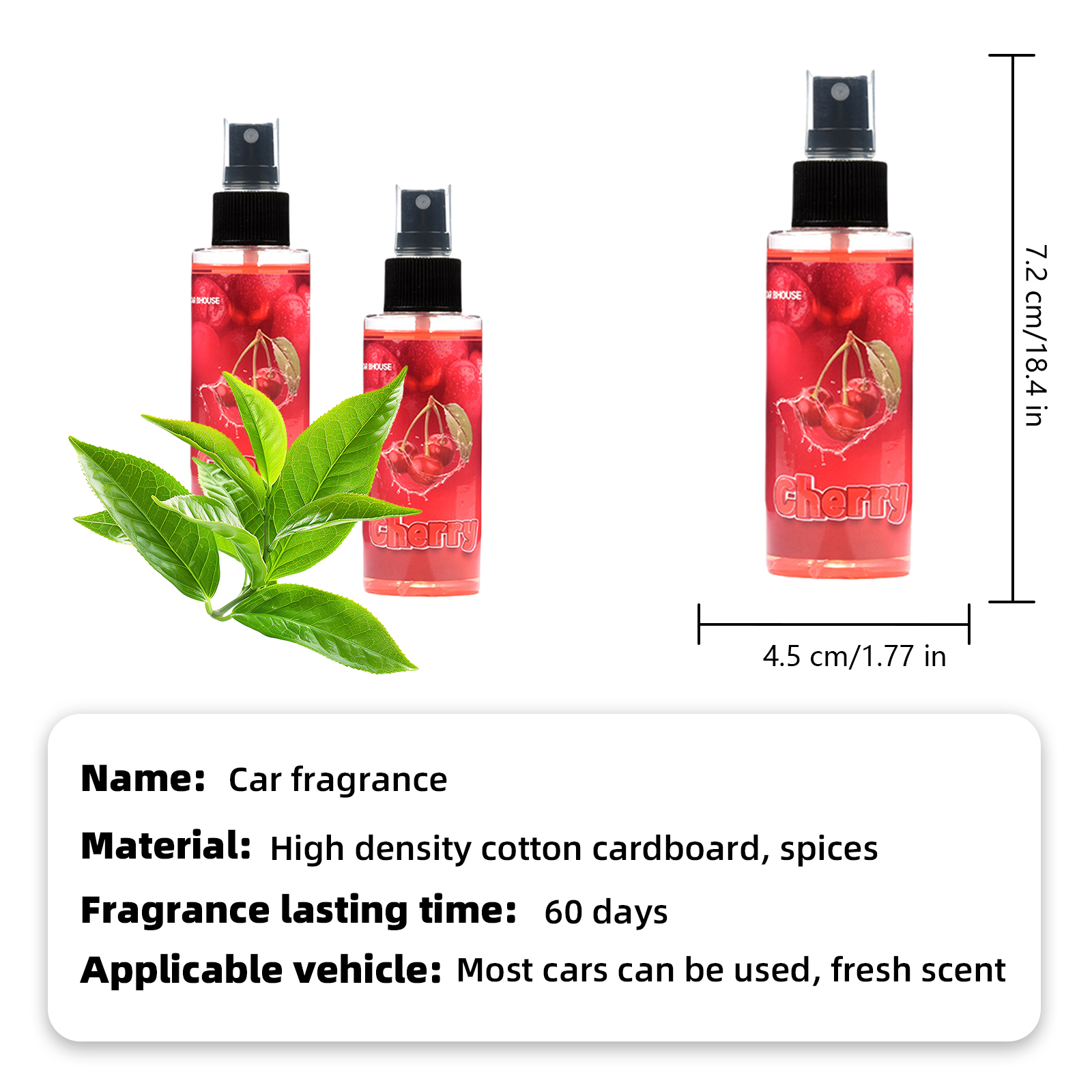 100ml CHERRY-Scented Hand-Spra - مراجعة Home Fragrance Room Spray وسعره
