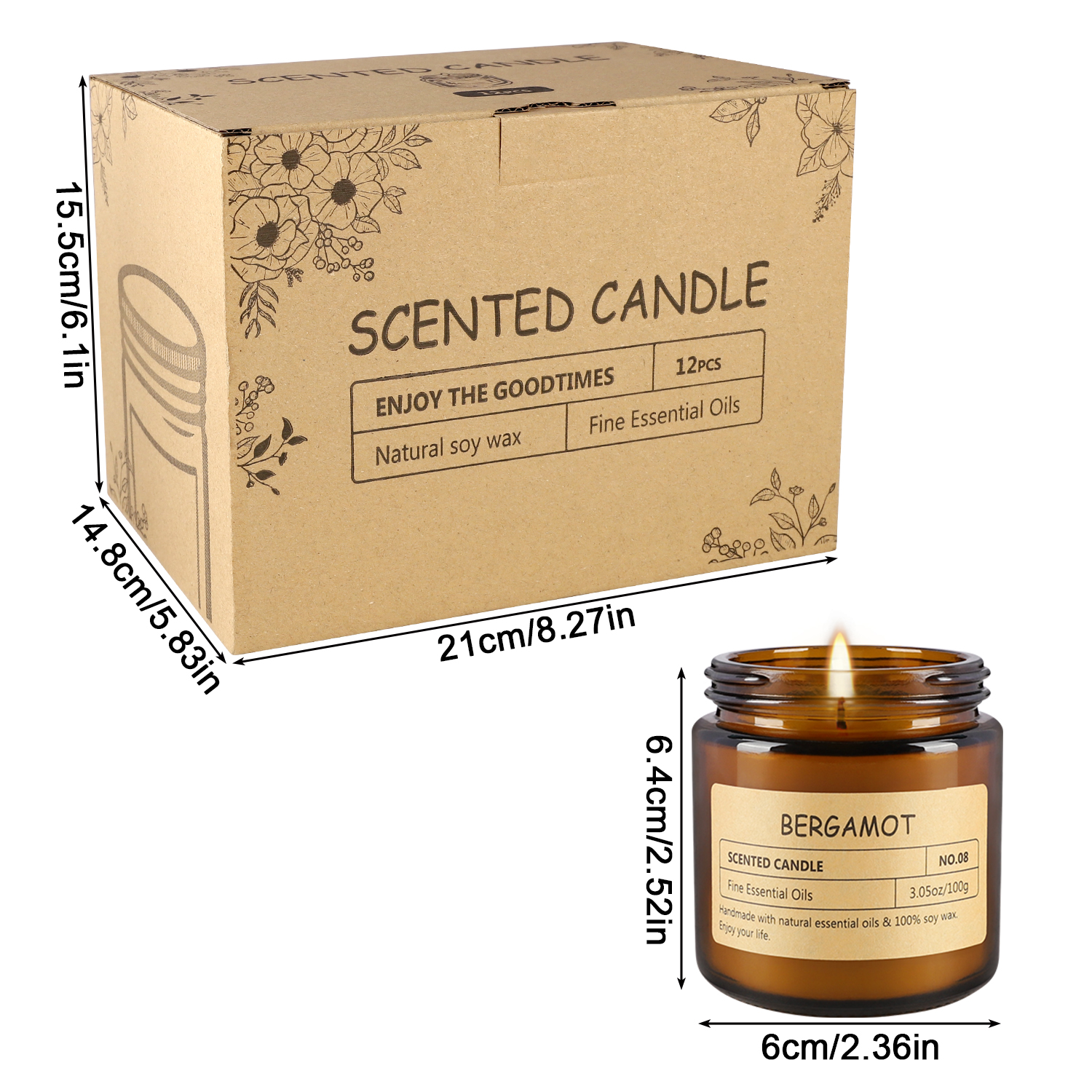 12 sachet scented candles with - مراجعة Home Fragrances وسعره