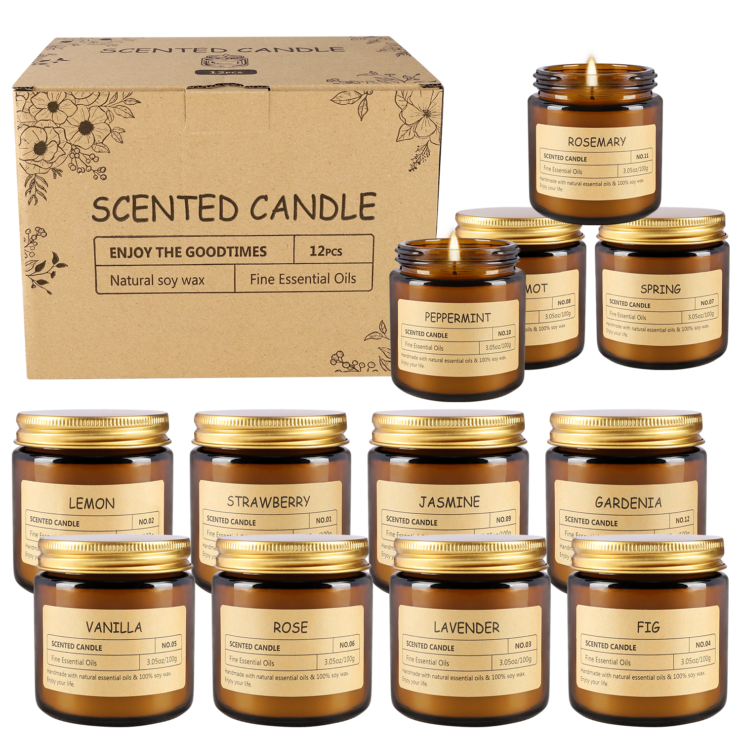 12 sachet scented candles with - مراجعة Home Fragrances وسعره