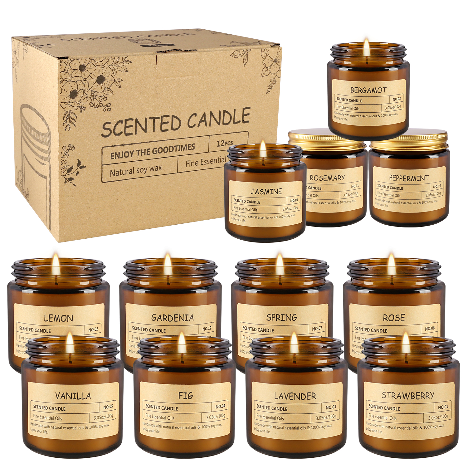 12 sachet scented candles with - مراجعة Home Fragrances وسعره